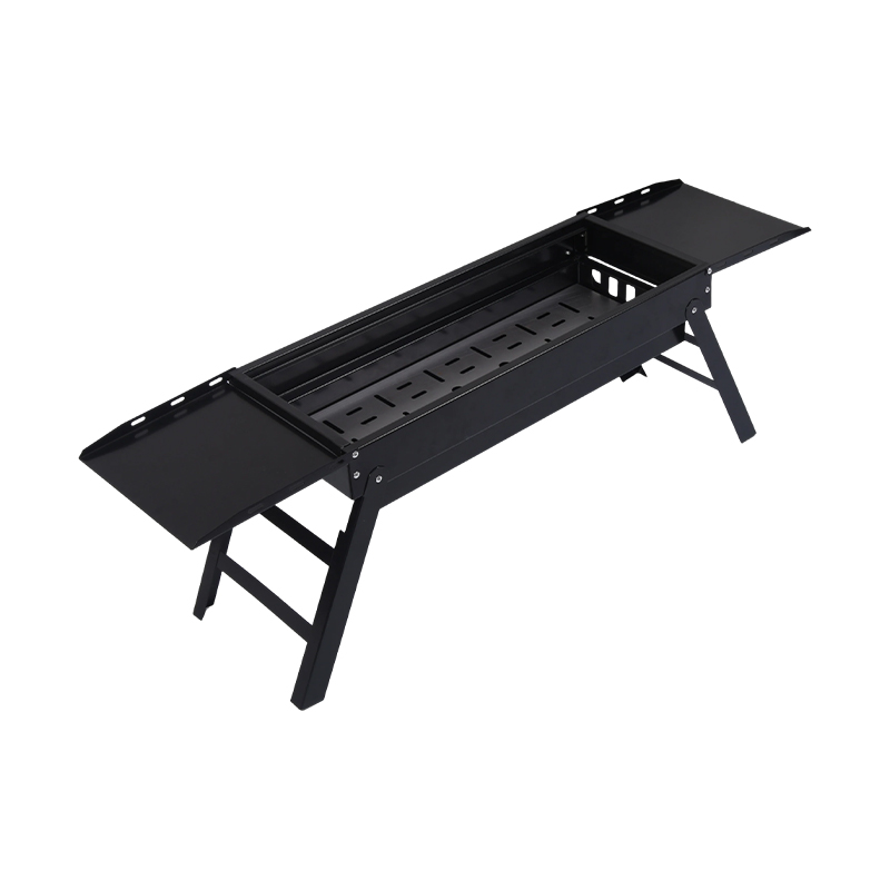 Barbecue pliable portable au charbon de bois